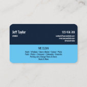 プロフェッショナル加圧洗浄力男らし部 名刺 (裏面)