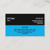 プロフェッショナル加圧洗浄力男らし部 名刺 (裏面)