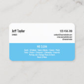 プロフェッショナル加圧洗浄力男らし部 名刺 (裏面)