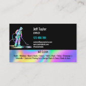 プロフェッショナル加圧洗浄式パワールーフデッキ 名刺 (裏面)