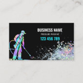 プロフェッショナル加圧洗浄式パワールーフデッキ 名刺 (正面)