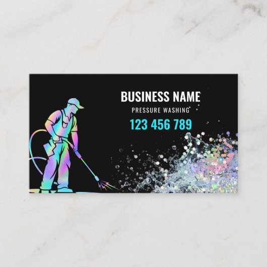 プロフェッショナル加圧洗浄式パワールーフデッキ 名刺 (正面)