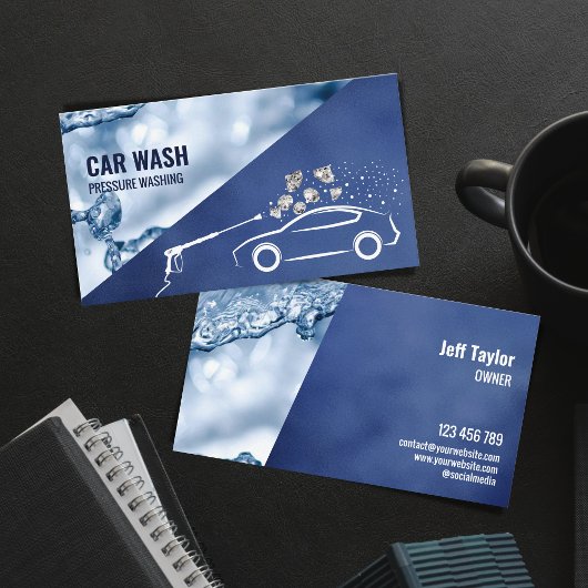 プロフェッショナル加圧洗車場 名刺