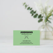 プロフェッショナル加工機溶接サービス 名刺 (スタンド正面)