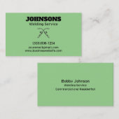 プロフェッショナル加工機溶接サービス 名刺 (正面/裏面)