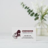 プロフェッショナル加工機溶接サービス 名刺 (スタンド正面)