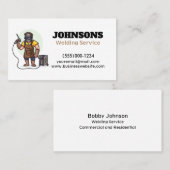 プロフェッショナル加工機溶接サービス 名刺 (正面/裏面)