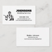 プロフェッショナル加工機溶接サービス 名刺 (正面/裏面)