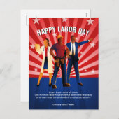 プロフェッショナル労働者 |アメリカInsignia シーズンポストカード (正面/裏面)