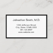 プロフェッショナル医師事務所 予約カード (裏面)