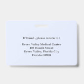 プロフェッショナル医師医 バッジ (裏面)