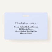 プロフェッショナル医師医 バッジ (裏面)