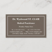 プロフェッショナル医療プロフェッショナル名刺 名刺 (正面)