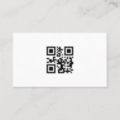 プロフェッショナル医療介護者医療QRコードピンク 名刺 (裏面)