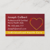 プロフェッショナル医療従事者のqrコード 名刺 (正面)