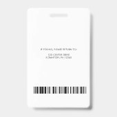 プロフェッショナル医療従事者 バッジ (Back)