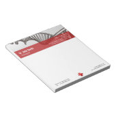 プロフェッショナル医療3DシンボルクロスDNA ノートパッド (アングル)