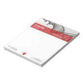 プロフェッショナル医療3DシンボルクロスDNA ノートパッド (回転)