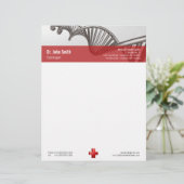 プロフェッショナル医療3DシンボルクロスDNA レターヘッド (スタンド正面)