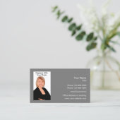プロフェッショナル占有写真テンプレート 名刺 (スタンド正面)