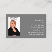 プロフェッショナル占有写真テンプレート 名刺 (正面)