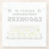 プロフェッショナル卵 ガラスコースター (裏面)