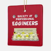 プロフェッショナル卵 セラミックオーナメント (左)