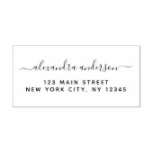 プロフェッショナル又は個人エレガント差出人住所 セルフインキングスタンプ (デザイン)