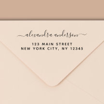 プロフェッショナル又は個人エレガント差出人住所