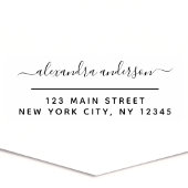 プロフェッショナル又は個人エレガント差出人住所 セルフインキングスタンプ