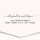 プロフェッショナル又は個人エレガント差出人住所 セルフインキングスタンプ