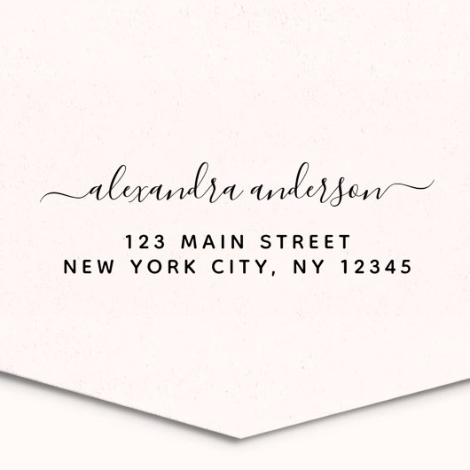 プロフェッショナル又は個人エレガント差出人住所 セルフインキングスタンプ