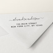 プロフェッショナル又は個人エレガント差出人住所 セルフインキングスタンプ