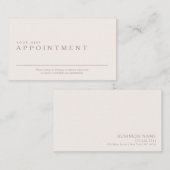 プロフェッショナル及びミニマルアポイントメントカード 名刺 (正面/裏面)