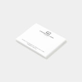 プロフェッショナル司書 図書館名 シンプル ポストイット (アングル)