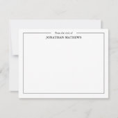 プロフェッショナル名スクエアのデスクから ノートカード (正面)