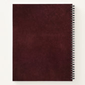 プロフェッショナル名タイトル会社 ノートブック (裏面)