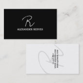 プロフェッショナル名モダン刺 名刺 (正面/裏面)