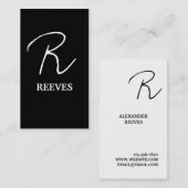 プロフェッショナル名モダン刺 名刺 (正面/裏面)