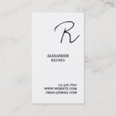 プロフェッショナル名モダン刺 名刺 (裏面)