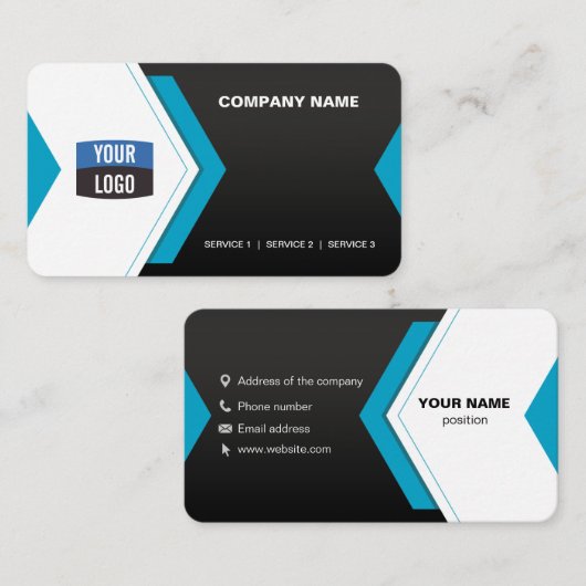 プロフェッショナル名刺の作成 名刺 (正面/裏面)