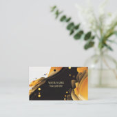 プロフェッショナル名刺テンプレートスタイリッシュ 名刺 (スタンド正面)