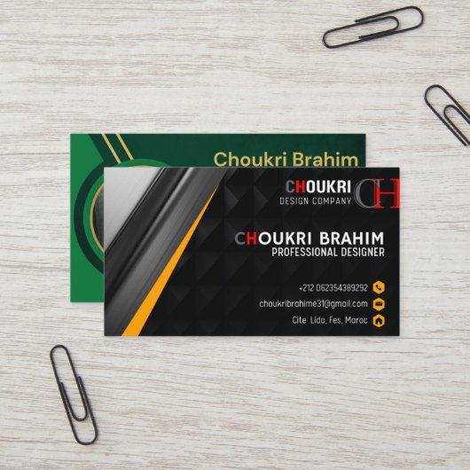 プロフェッショナル名刺デザイン 名刺 (正面/裏面インサイチュ)