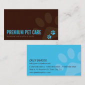 プロフェッショナル名刺ペットケアアクア 名刺 (正面/裏面)