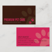 プロフェッショナル名刺ペットケア 名刺 (正面/裏面)