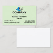 プロフェッショナル名刺付きロゴ 名刺 (正面/裏面)