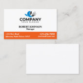 プロフェッショナル名刺付きロゴ 名刺 (正面/裏面)