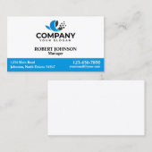 プロフェッショナル名刺付きロゴ 名刺 (正面/裏面)