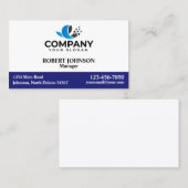 プロフェッショナル名刺付きロゴ 名刺 (正面/裏面)