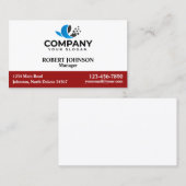 プロフェッショナル名刺付きロゴ 名刺 (正面/裏面)